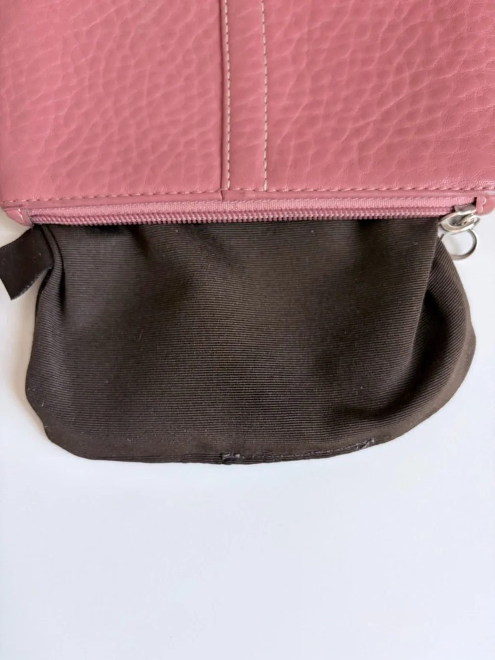 Coach Pebbled Leather Wristlet